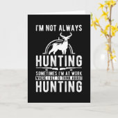 Hunter Gift Deer Karte (Gelbe Blume)