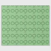 Hunter Gradient Infinity Hearts Geschenkpapier (Flach)