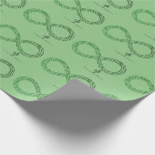 Hunter Gradient Infinity Hearts Geschenkpapier (Ecke)