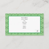 Hunter Gradient Infinity Hearts Visitenkarte (Rückseite)