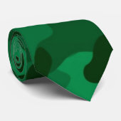 Hunter Green Camouflage, Camouflage Krawatte (Gerollt)
