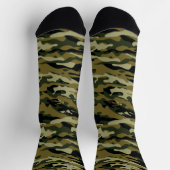 Hunter Green Camouflage Socks Socken (Oben)