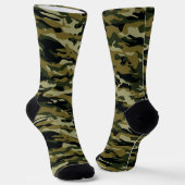 Hunter Green Camouflage Socks Socken (Gewinkelt)
