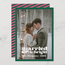Hunter Green & Cranberry Newlyweds Weihnachten
