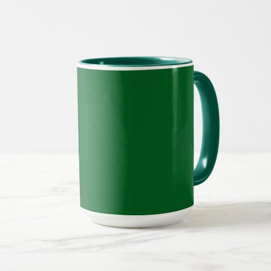 Hunter green, deep rich shade, tasse (VorderseiteRechts)