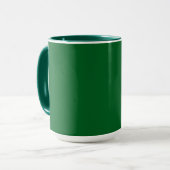 Hunter green, deep rich shade, tasse (Vorderseite Links)