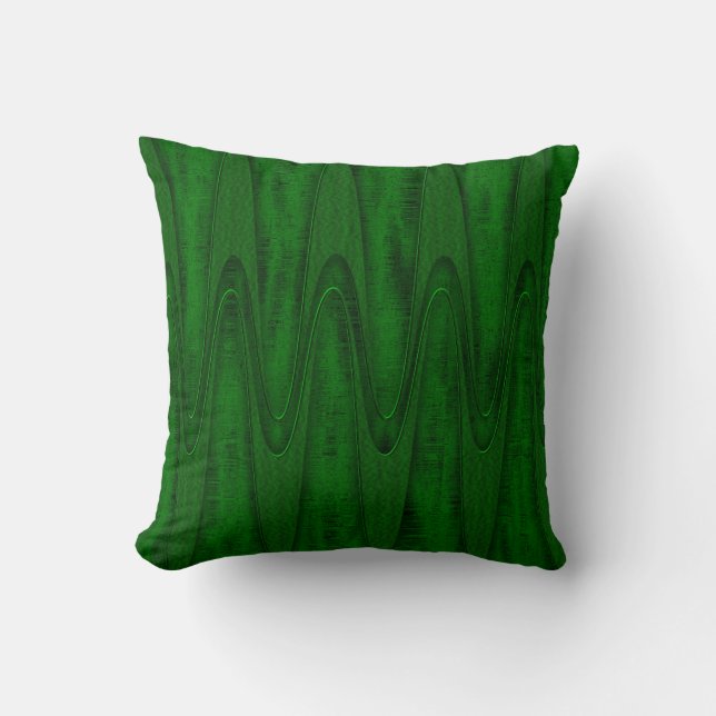 Hunter Green Design Kissen (Vorderseite)