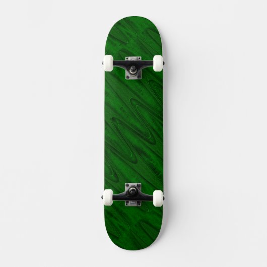 Hunter Green Design Skateboard (Vorderseite)