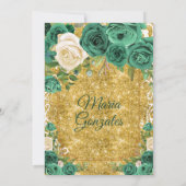 Hunter Green Dress 1 Charra Mis Ruhige Einladung (Rückseite)