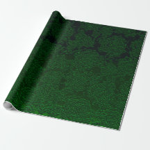 Hunter Green Elegant Design Sukkulent Muster