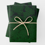 Hunter Green Elegant Design Sukkulent Muster Geschenkpapier Set (Beispiel)