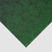 Hunter Green Elegant Sukkulentes Muster Decoupage Seidenpapier (Ausschnitt)