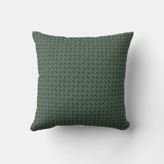 Hunter Green Geometric Throw Kissen