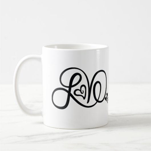 Hunter Green Liebe Ringer Tasse mit KP Logo (Links)