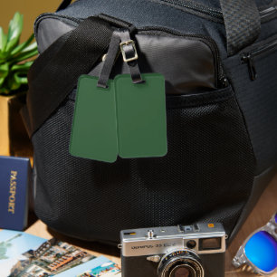 Hunter Green Luggage Tag Gepäckanhänger