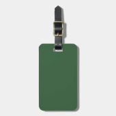 Hunter Green Luggage Tag Gepäckanhänger (Vorderseite vertikal)