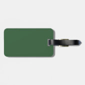 Hunter Green Luggage Tag Gepäckanhänger (Rückseite horizontal)