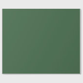 Hunter Green Matte Wrapping Paper Geschenkpapier (Flach)