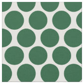 Hunter Green Mod Dots Stoff (Nahaufnahme)