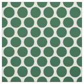 Hunter Green Mod Dots Stoff (Muster)