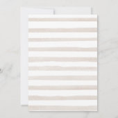 Hunter Green Pampas Grass Arch Brautparty Einladung (Rückseite)