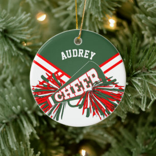 Hunter Green, Rot, Weiß für einen Chefredakteur 📣 Keramik Ornament