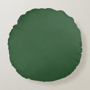 Hunter Green Round Pillow Rundes Kissen