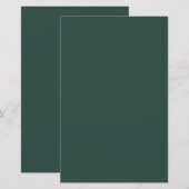 Hunter Green Solid Color (Vorne/Hinten)