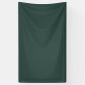 Hunter Green Solid Color Banner (Vertikal)