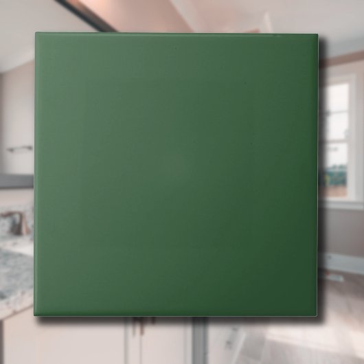 Hunter Green Solid Color | Classic | elegant Fliese