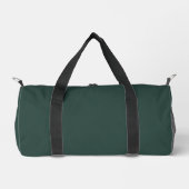 Hunter Green Solid Color Duffle Bag (Vorderseite)