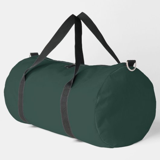 Hunter Green Solid Color Duffle Bag (Linke Ecke)