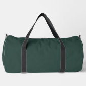 Hunter Green Solid Color Duffle Bag (Vorderseite)