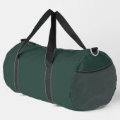 Hunter Green Solid Color Duffle Bag (Rechte Ecke)