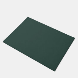 Hunter Green Solid Color Fußmatte
