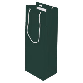 Hunter Green Solid Color Geschenktüte Für Weinflaschen