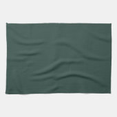Hunter Green Solid Color Geschirrtuch (Horizontal)