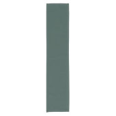 Hunter Green Solid Color Kurzer Tischläufer (Vorderseite)