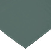 Hunter Green Solid Color Kurzer Tischläufer (Ecke)