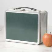 Hunter Green Solid Color Metall Brotdose (Beispiel)