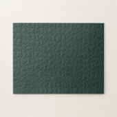 Hunter Green Solid Color Puzzle (Horizontal)