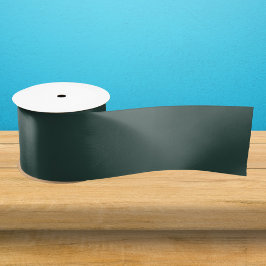 Hunter Green Solid Color Satinband