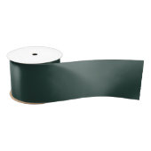 Hunter Green Solid Color Satinband (Spule)