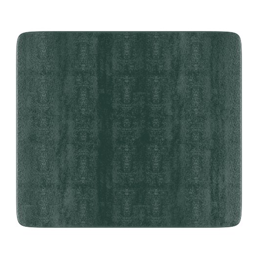 Hunter Green Solid Color Schneidebrett (Vorderseite)