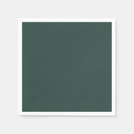 Hunter Green Solid Color Serviette