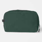 Hunter Green Solid Color Waschbeutel (Vorderseite)
