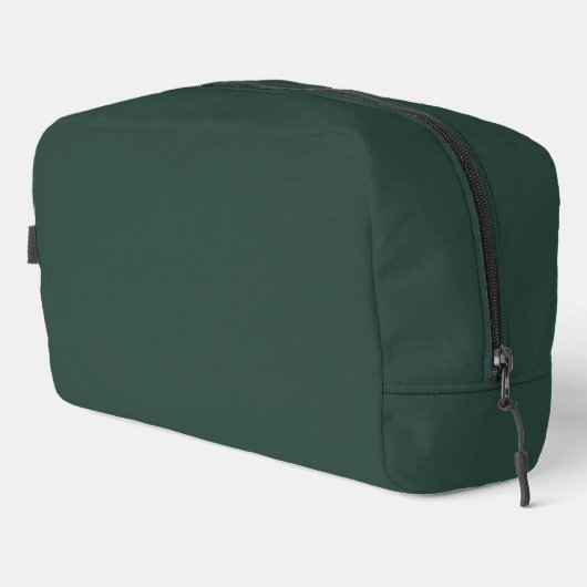 Hunter Green Solid Color Waschbeutel (Rechte Ecke)
