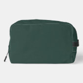 Hunter Green Solid Color Waschbeutel (Rückseite)