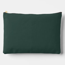 Hunter Green Solid Color Zubehörtasche