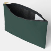 Hunter Green Solid Color Zubehörtasche (Offen)